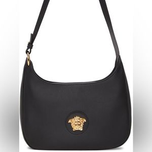 Versace La medusa medium leather hobo crossbody bag NEW. I